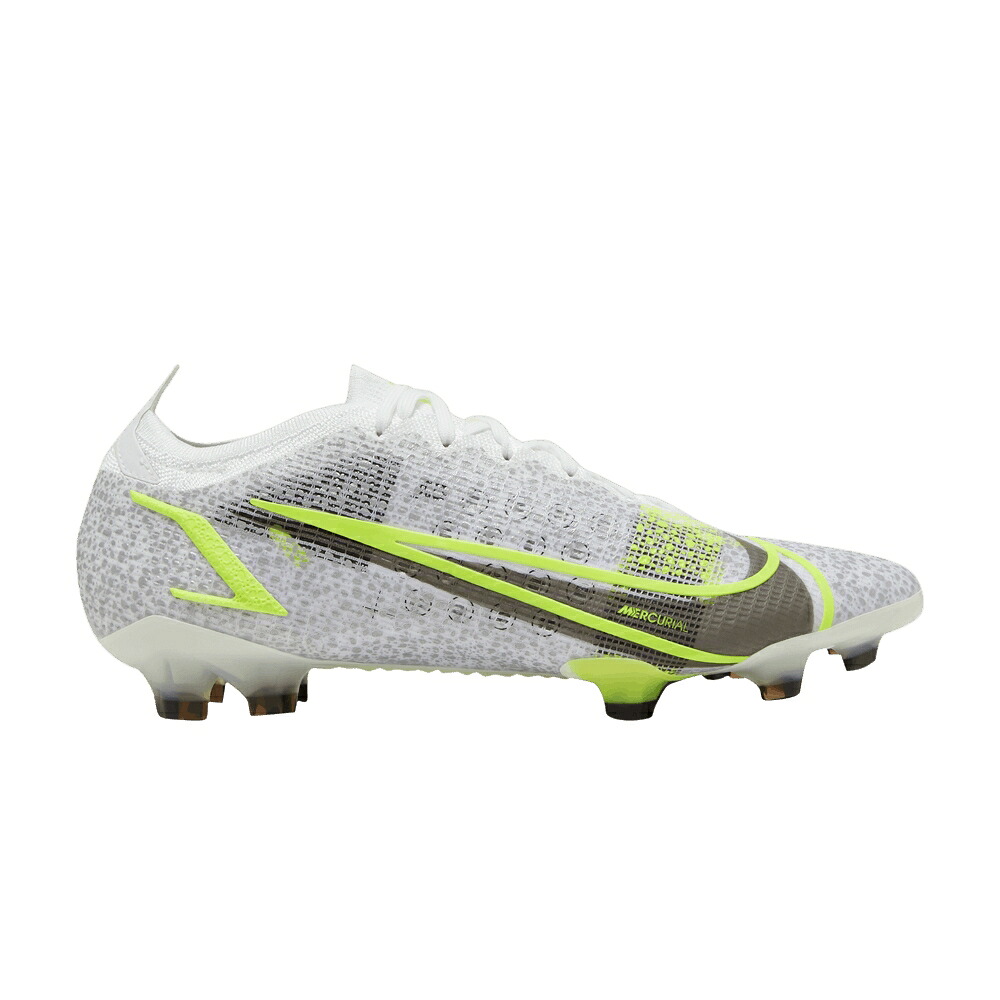 ナイキ エリート 白色 ホワイト 黒色 ブラック 銀色 シルバー 'WHITE SILVER' スニーカー メンズ NIKE MERCURIAL VAPOR 14 ELITE FG METALLIC / WHITE BLACK METALLIC SILVER｜スニケス 51,600円