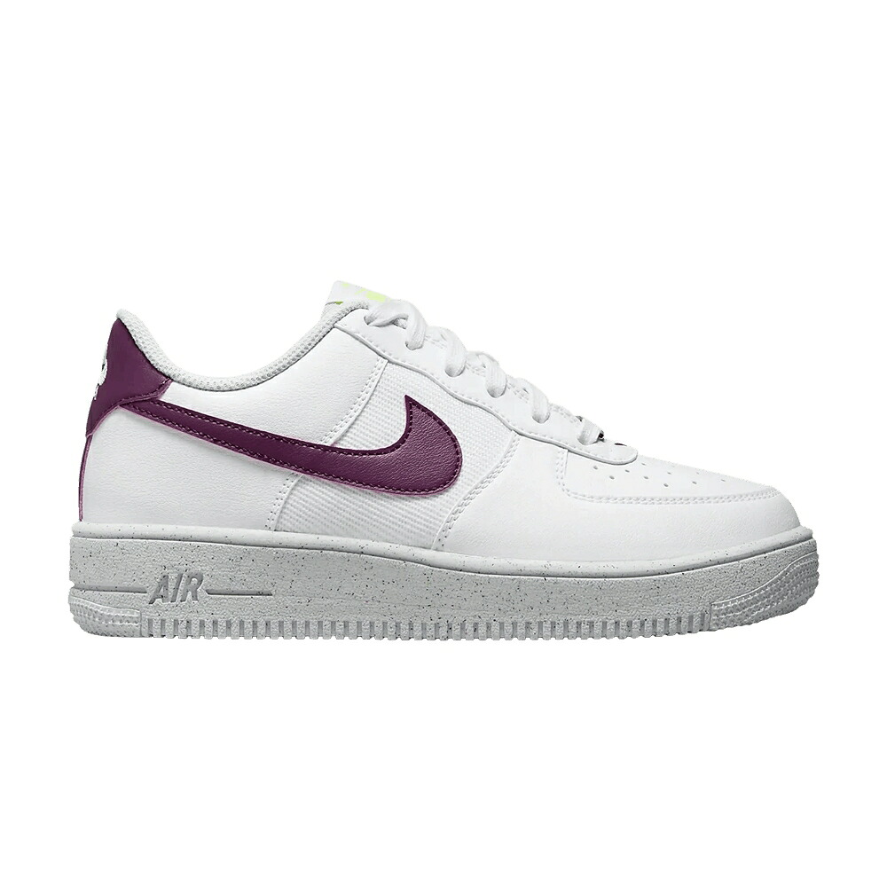 ナイキ 白色 ホワイト ピュア プラチナム エアフォース 'WHITE SANGRIA' ジュニア キッズ NIKE AIR FORCE 1 CRATER NEXT NATURE GS / WHITE VOLT PURE PLATINUM SANGRIA ベビー マタニティ スニーカー