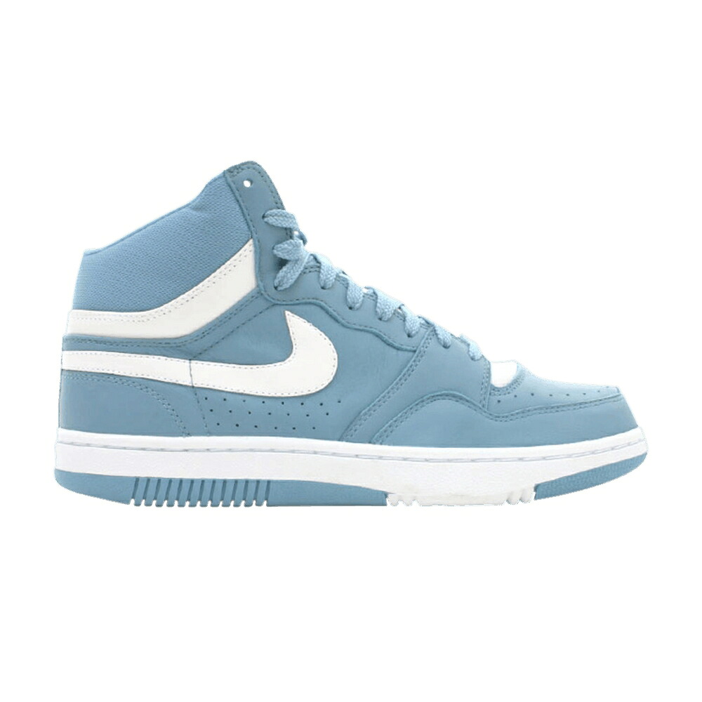 ナイキ 厚地の外套 ご機嫌 青碧 青色 白いこと 白いこと スニーカー メンズ NIKE HTM COURT FORCE HIGH / ALASKA BLUE WHITE メンズ靴-スニーカー-靴