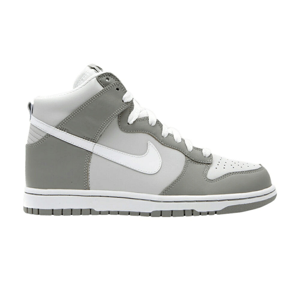 ナイキ ダンク ハイ 灰色 グレー 白色 ホワイト ダンクハイ スニーカー メンズ NIKE DUNK HIGH / NEUTRAL GREY WHITE LIGHT CHARCL