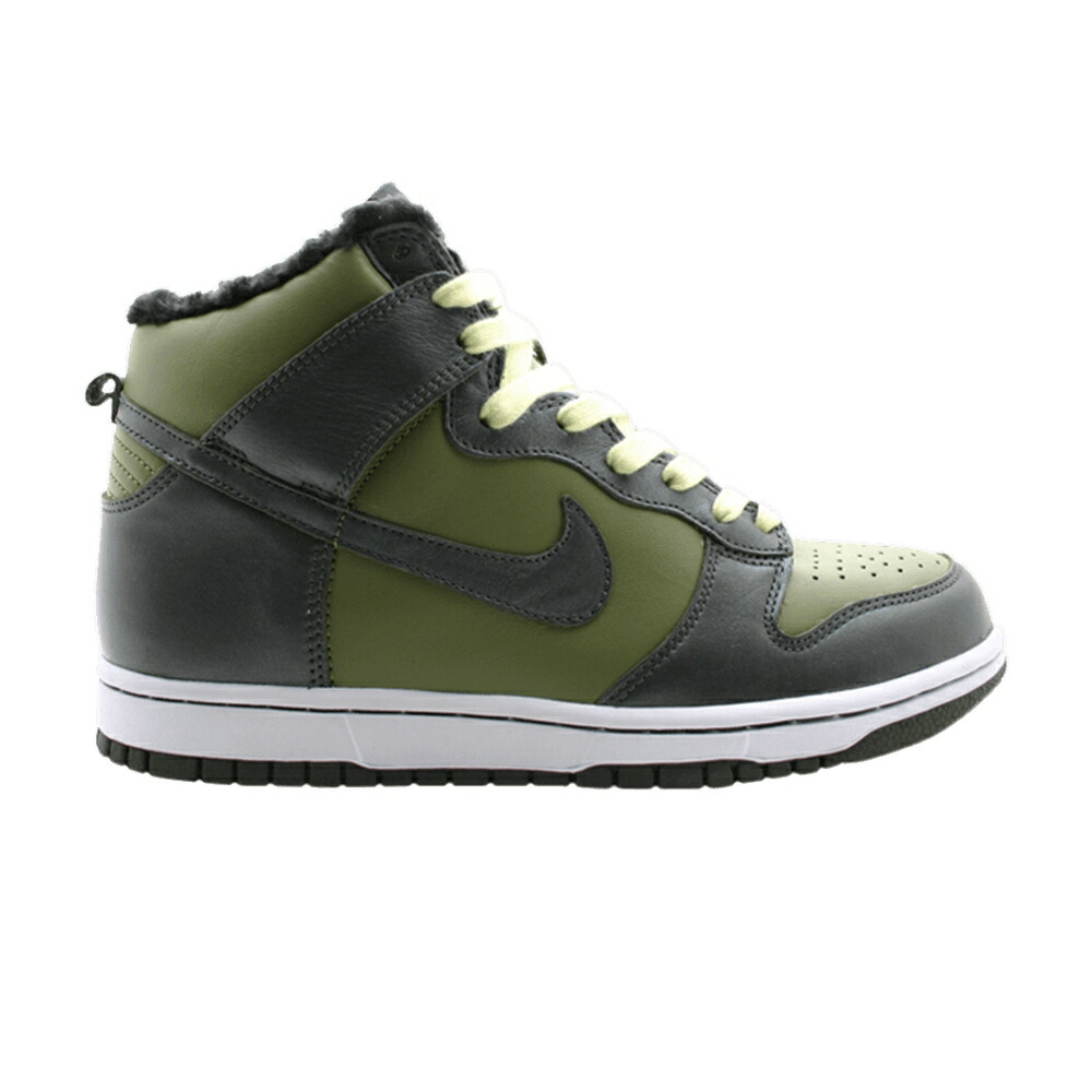 ナイキ ダンク アーミー 白色 ホワイト スニーカー レディース NIKE WMNS DUNK HI / PILGRIM DARK ARMY WHT LM WHITE