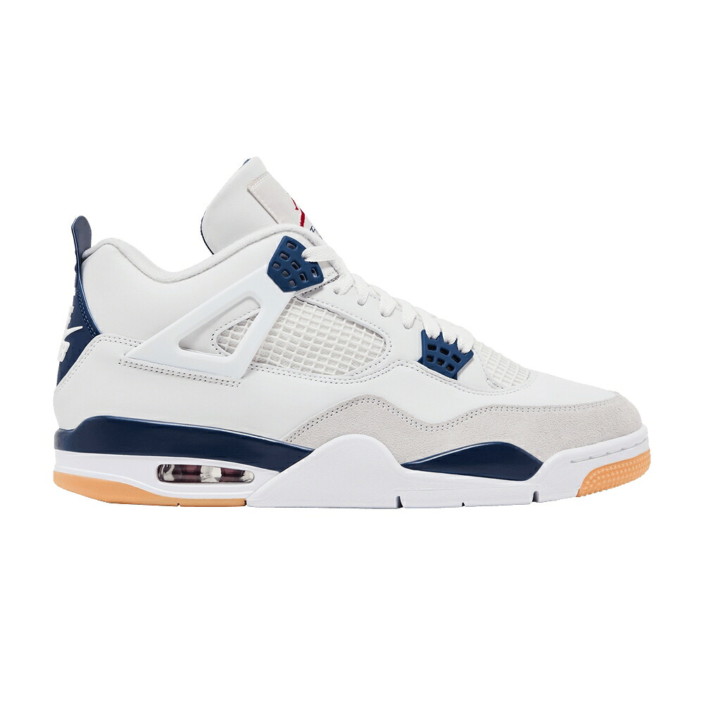 ナイキ エスビー 白いこと 白いこと 紺色 米国海軍 エアジョーダン \u0027NAVY\u0027 スニーカー メンズ AIR JORDAN NIKE SB X AIR JORDAN 4 RETRO SP / SUMMIT WHITE WHITE NAVY NEUTRAL