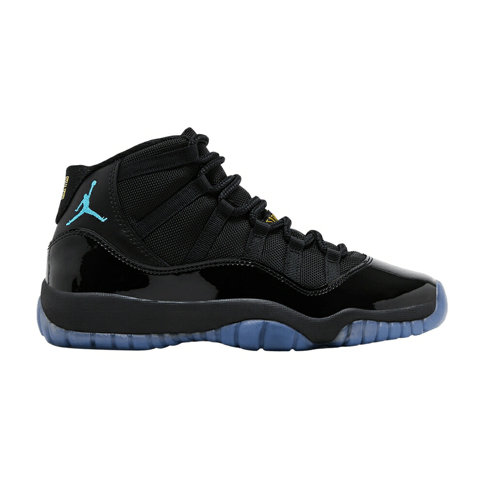 ナイキ 黒色 ブラック 青色 ブルー エアジョーダン 'GAMMA BLUE' ジュニア キッズ AIR JORDAN AIR JORDAN 11 RETRO GS 2025 / BLACK GAMMA BLUE VARSITY MAIZE ベビー マタニティ スニーカー