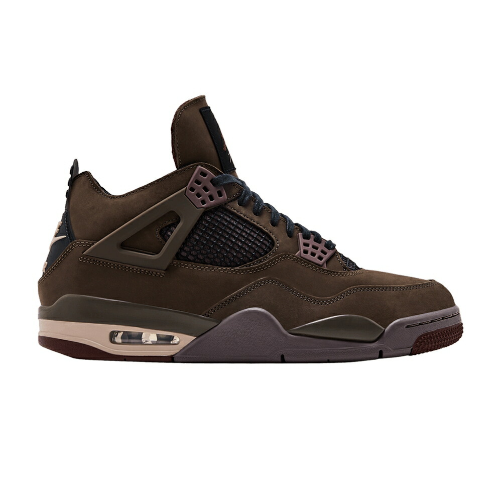 ナイキ 銅 ブロンズ 黒いこと 黒いこと エアジョーダン \u0027DARK MOCHA\u0027 スニーカー メンズ AIR JORDAN A MA MANI RE X AIR JORDAN 4 RETRO / DARK MOCHA BRONZE ECLIPSE BLACK