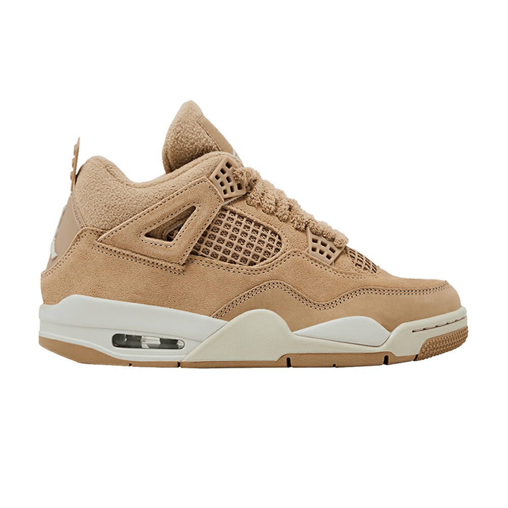 ナイキ 茶色 ブラウン エアジョーダン COZY GIRL スニーカー レディース AIR JORDAN WMNS AIR JORDAN 4 RETRO / HEMP LIGHT OREWOOD BROWN