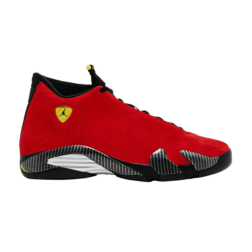 ナイキ 赤 レッド 黒色 ブラック エアジョーダン 'FERRARI' スニーカー メンズ AIR JORDAN AIR JORDAN 14 RETRO 2025 / CHALLENGE RED BLACK VIBRANT｜スニケス 73,205円