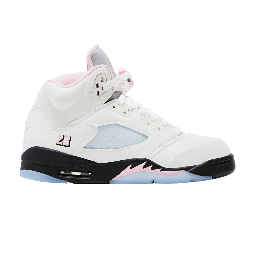 ナイキ 白色 ホワイト ピンク 黒色 ブラック エアジョーダン 'MEDIUM PINK' ジュニア キッズ AIR JORDAN AIR JORDAN 5 RETRO GS SOFT / WHITE MEDIUM SOFT PINK BLACK ベビー マタニティ スニーカー｜スニケス 36,010円