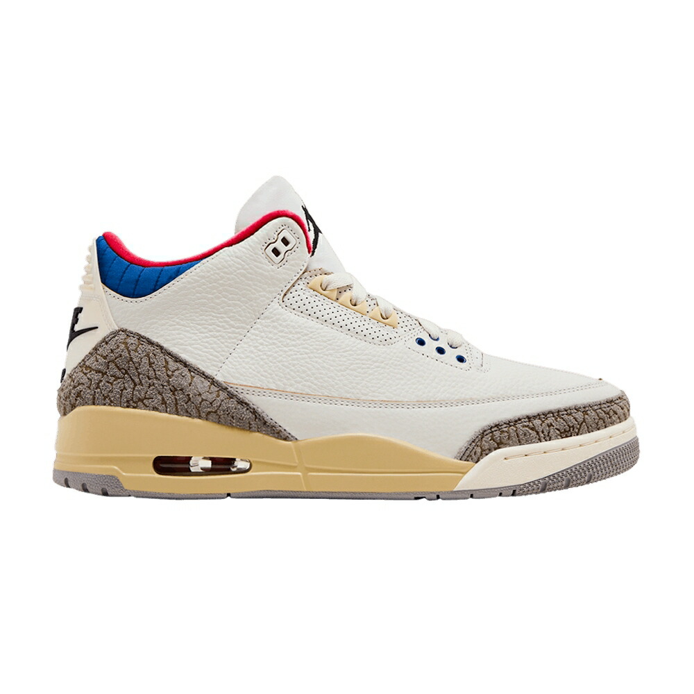 ナイキ 白色 ホワイト 黒色 ブラック エアジョーダン EOUL 2.0 スニーカー メンズ AIR JORDAN AIR JORDAN 3 RETRO / WHITE BLACK SPORT ROYAL