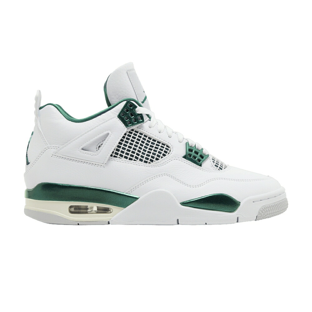ナイキ 白いこと 白いこと 緑 緑であること エアジョーダン \u0027OXIDIZED GREEN\u0027 スニーカー メンズ AIR JORDAN AIR JORDAN 4 RETRO / WHITE OXIDIZED GREEN WHITE