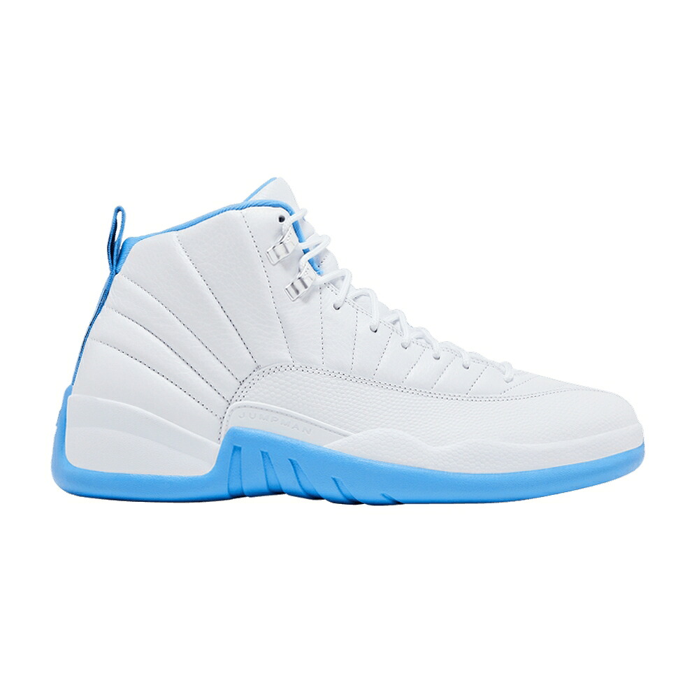 ナイキ 白いこと 白いこと 青味 青み エアジョーダン \u0027MELO\u0027 スニーカー メンズ AIR JORDAN AIR JORDAN 12 RETRO 2025 / WHITE UNIVERSITY BLUE METALLIC