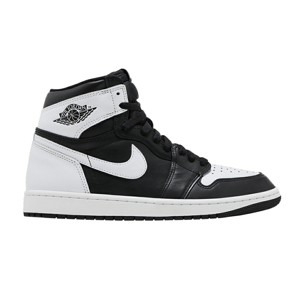 ナイキ ハイ 白色 ホワイト 黒色 ブラック エアジョーダン BLACK 2.0 スニーカー メンズ AIR JORDAN AIR JORDAN 1 RETRO HIGH OG WHITE / BLACK WHITE WHITE