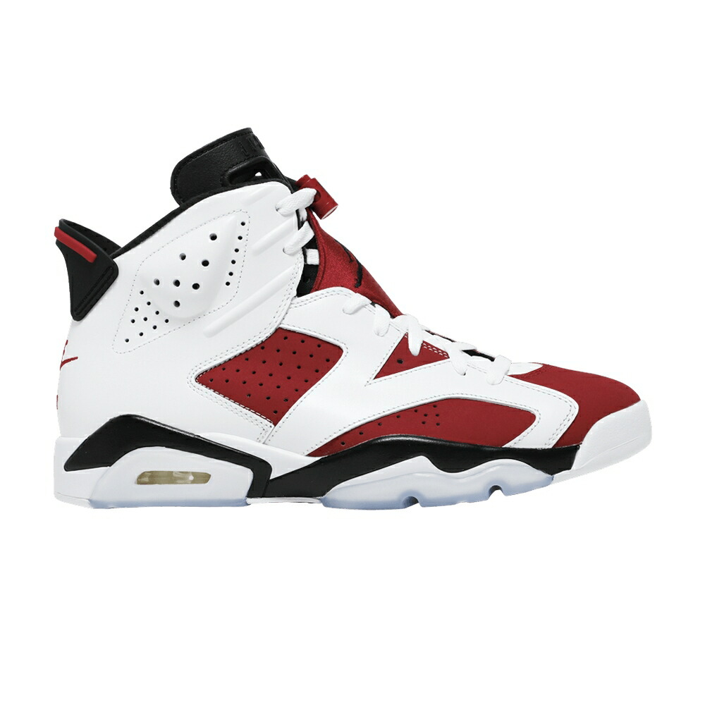 ナイキ 白いこと 白いこと 黒いこと 黒いこと エアジョーダン \u0027CARMINE\u0027 スニーカー メンズ AIR JORDAN AIR JORDAN 6 RETRO OG 2021 / WHITE BLACK CARMINE