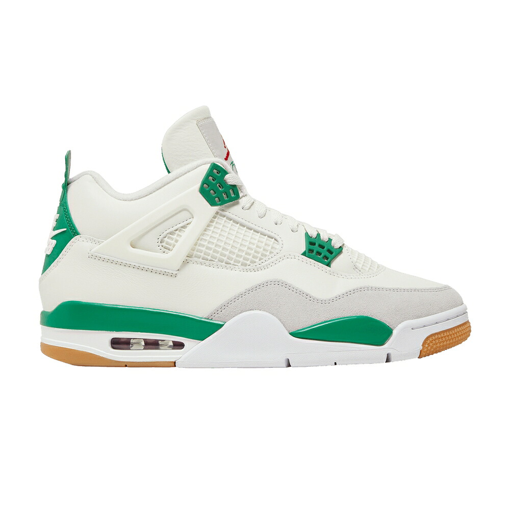 ナイキ エスビー 緑 グリーン 灰色 グレー エアジョーダン 'PINE GREEN' スニーカー メンズ AIR JORDAN NIKE SB X AIR JORDAN 4 RETRO SP / SAIL PINE GREEN NEUTRAL GREY