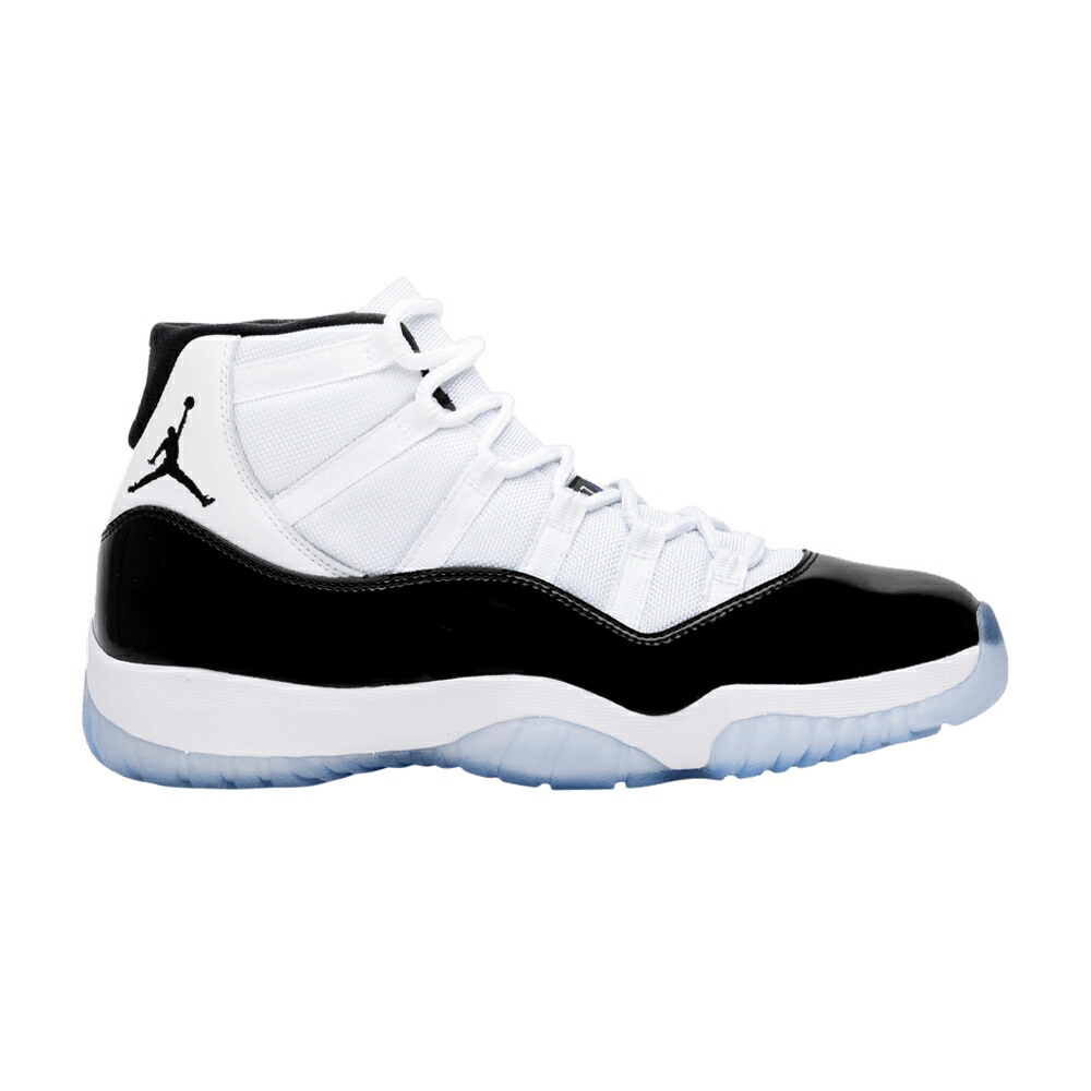 ナイキ 白色 ホワイト 黒色 ブラック コンコルド コンコード エアジョーダン \u0027CONCORD\u0027 スニーカー メンズ AIR JORDAN AIR JORDAN 11 RETRO 2018 / WHITE BLACK DARK CONCORD 靴-スニーカー