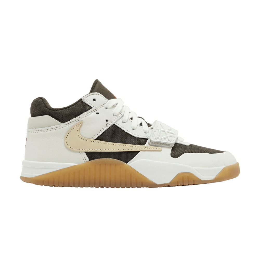 ナイキ 飛び降りるマン エアジョーダン トラヴィススコット \u0027SAIL\u0027 スニーカー メンズ AIR JORDAN TRAVIS SCOTT X AIR JORDAN JUMPMAN JACK TR / SAIL MUSLIN DARK MOCHA