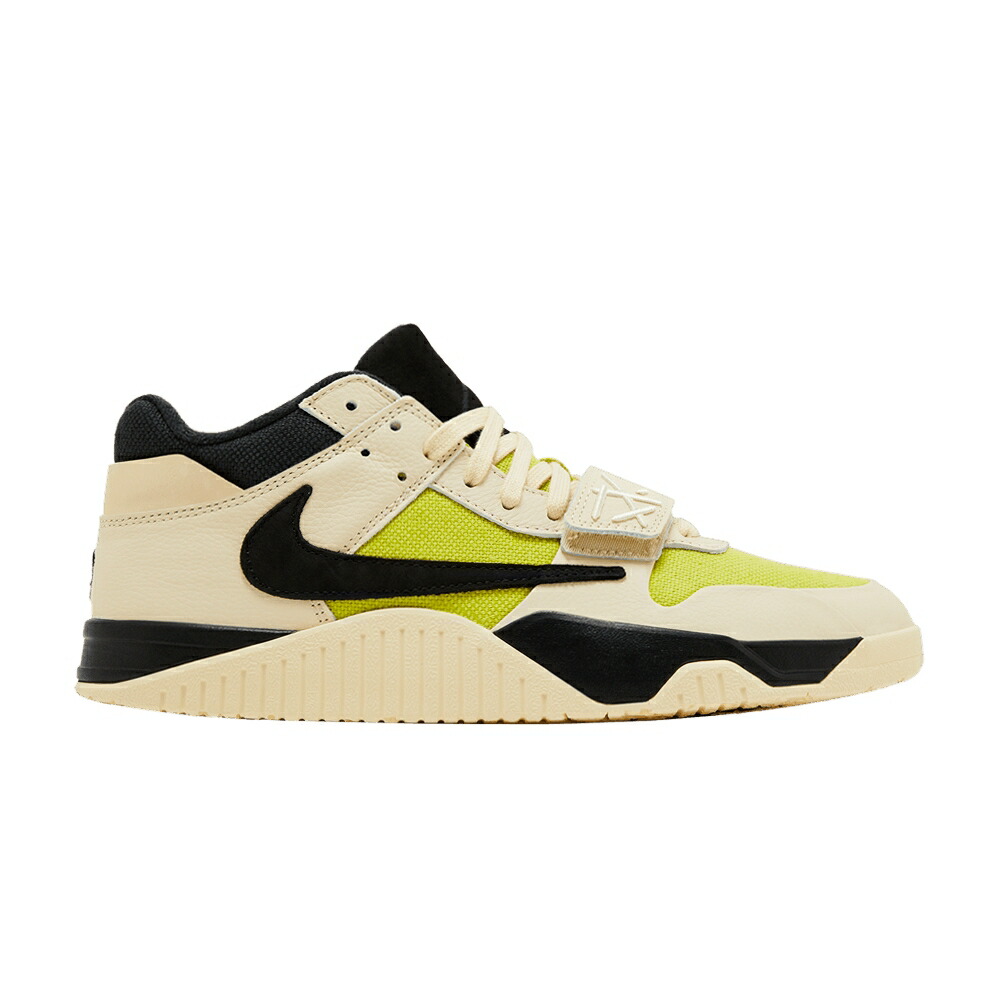 ナイキ ジャンプマン 黒色 ブラック エアジョーダン トラヴィススコット BRIGHT CACTUS スニーカー メンズ AIR JORDAN TRAVIS SCOTT X AIR JORDAN JUMPMAN JACK TR / MUSLIN BLACK BRIGHT CACTUS