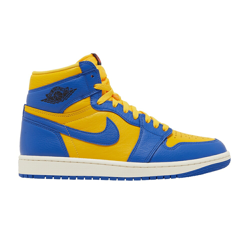 ナイキ ハイ ゲーム エアジョーダン 'REVERSE LANEY' ゲームロイヤル 青 ブルー スニーカー レディース AIR JORDAN WMNS AIR JORDAN 1 RETRO HIGH OG / VARSITY MAIZE GAME ROYAL SAIL|スニケス