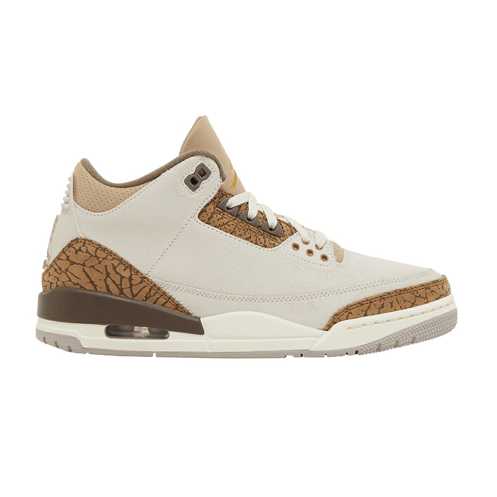 ナイキ 赤銅色 赤銅色 エアジョーダン \u0027PALOMINO\u0027 スニーカー メンズ AIR JORDAN AIR JORDAN 3 RETRO / LIGHT OREWOOD BROWN METALLIC