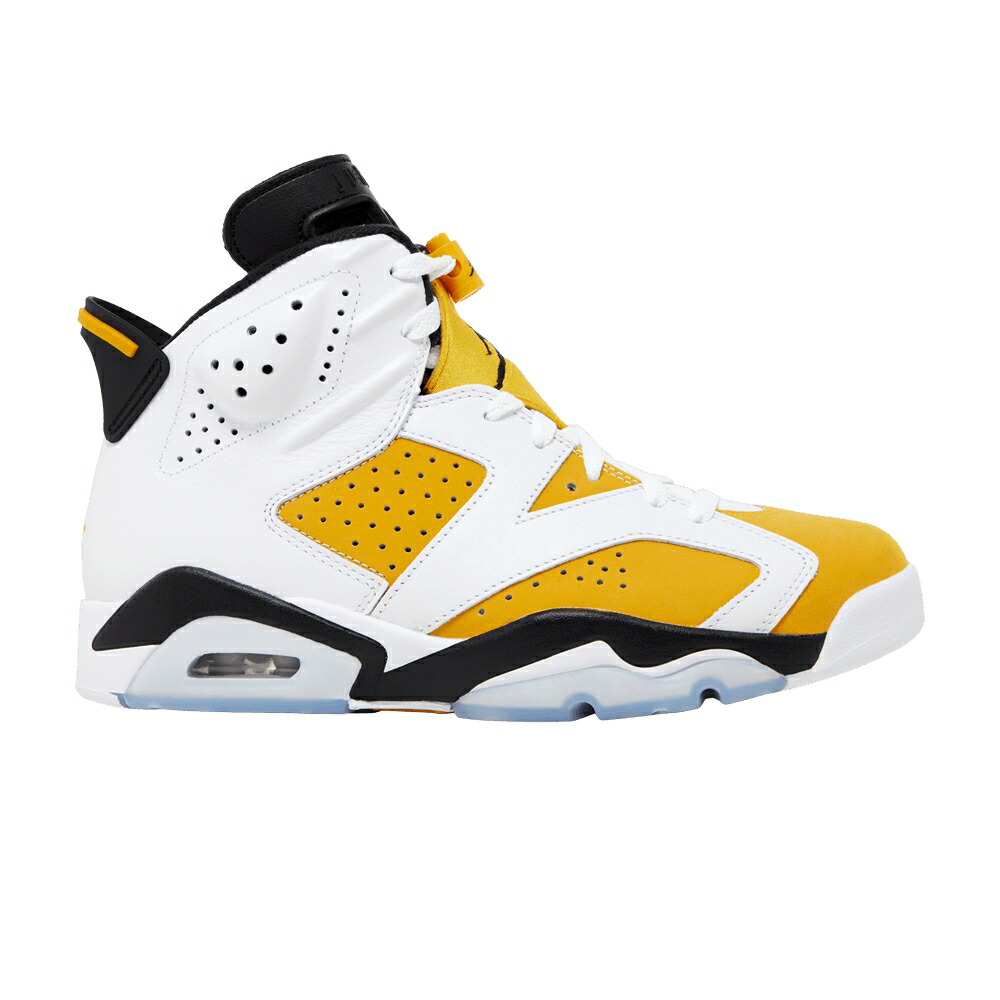 ナイキ 白色 ホワイト 黄色 イエロー 黒色 ブラック エアジョーダン YELLOW OCHRE スニーカー メンズ AIR JORDAN AIR JORDAN 6 RETRO / WHITE YELLOW OCHRE BLACK