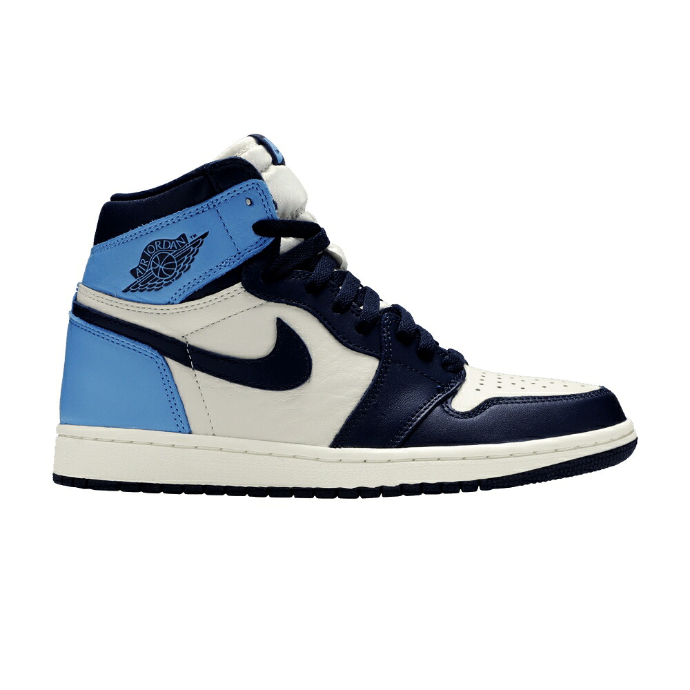ナイキ ご機嫌 青味 青み エアジョーダン \u0027OBSIDIAN\u0027 スニーカー メンズ AIR JORDAN AIR JORDAN 1 RETRO HIGH OG / SAIL OBSIDIAN UNIVERSITY BLUE