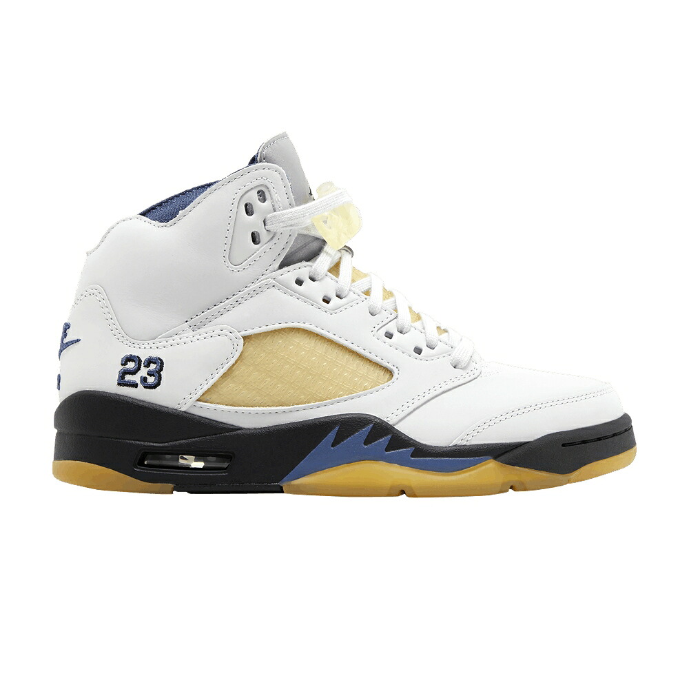 ナイキ 黒いこと 黒いこと 青味 青み エアジョーダン \u0027DAWN\u0027 スニーカー レディース AIR JORDAN A MA MANI RE X WMNS AIR JORDAN 5 RETRO / PHOTON DUST BLACK DIFFUSED BLUE