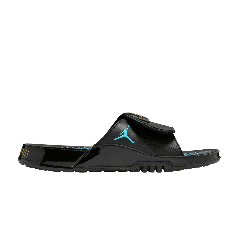 ナイキ ハイドロ サンダル 黒色 ブラック 青色 ブルー エアジョーダン 'GAMMA' スニーカー メンズ AIR JORDAN AIR JORDAN HYDRO 11 RETRO SLIDE / BLACK VARSITY MAIZE GAMMA BLUE|スニケス