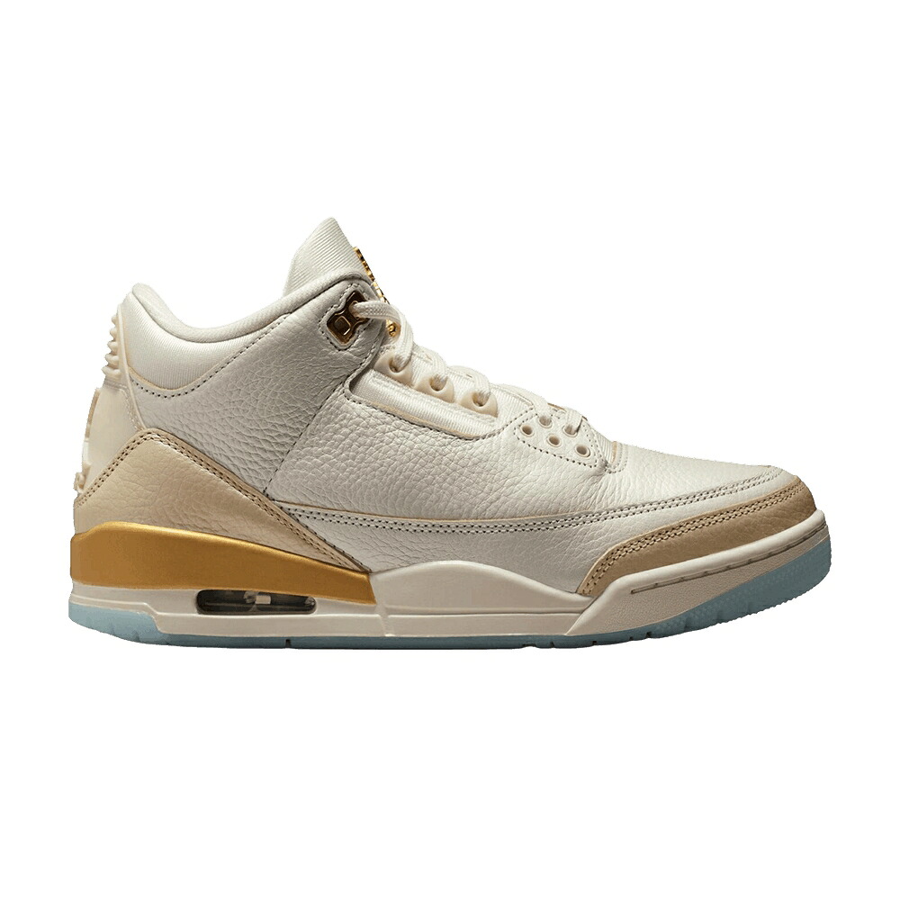 ナイキ チーム ゴールド アイボリー エアジョーダン 'CHAMPAGNE OYSTERS' スニーカー レディース AIR JORDAN WMNS AIR JORDAN 3 AND / SAIL TEAM GOLD PALE IVORY｜スニケス