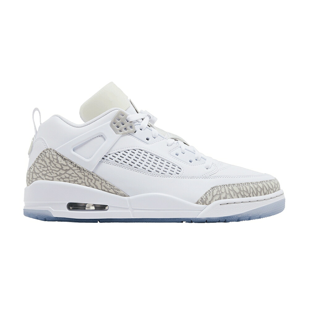 ナイキ 白いこと 白いこと しろがね色 しろがね色 エアジョーダン \u0027WHITE GREY\u0027 スニーカー メンズ AIR JORDAN AIR JORDAN SPIZIKE LOW NEUTRAL / WHITE METALLIC SILVER BARELY