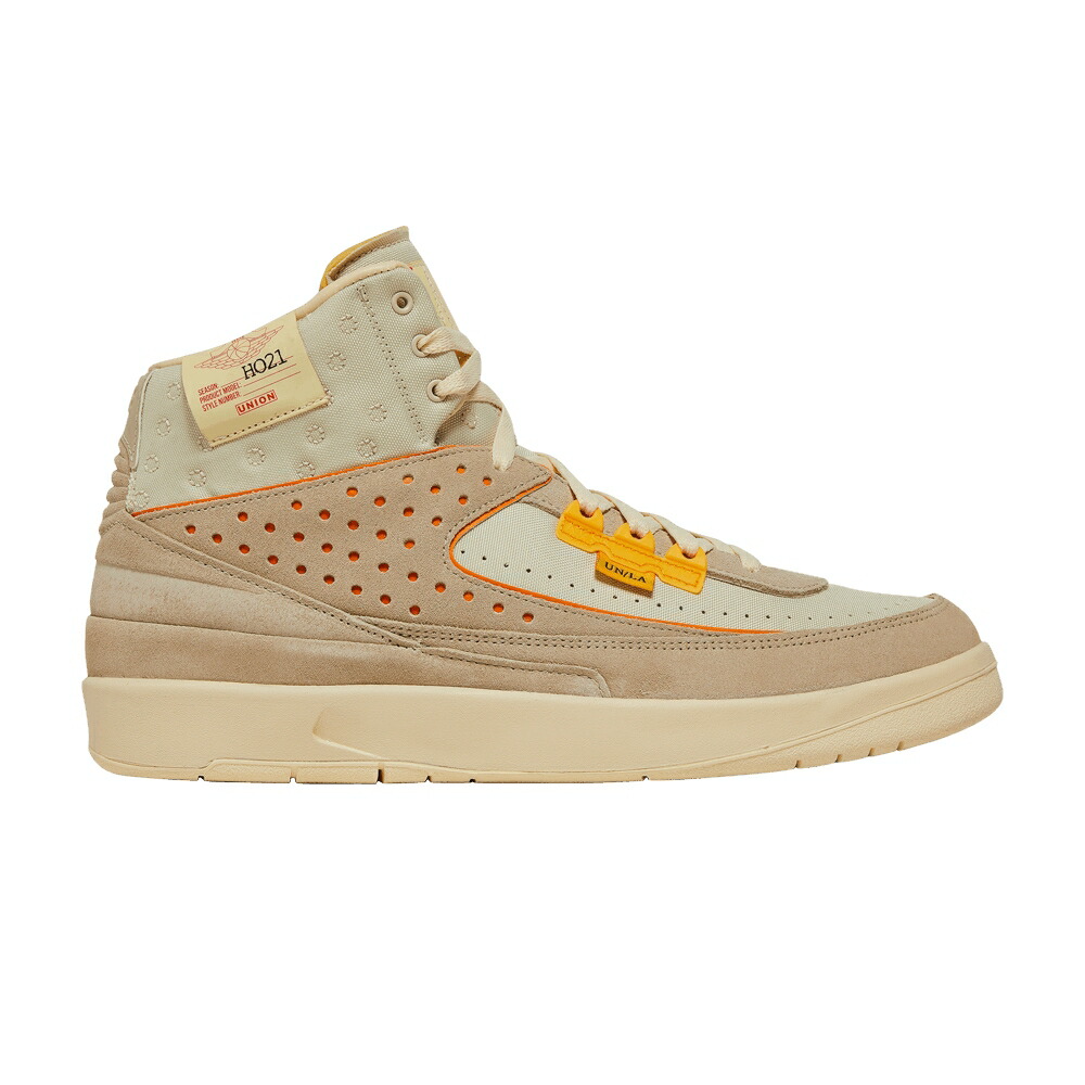 ナイキ ユニオン ロサンゼルス 赤 レッド 橙 オレンジ エアジョーダン 'RATTAN' スニーカー メンズ AIR JORDAN UNION LA X AIR JORDAN 2 RETRO SP / RATTAN SIREN RED BEACH ORANGE