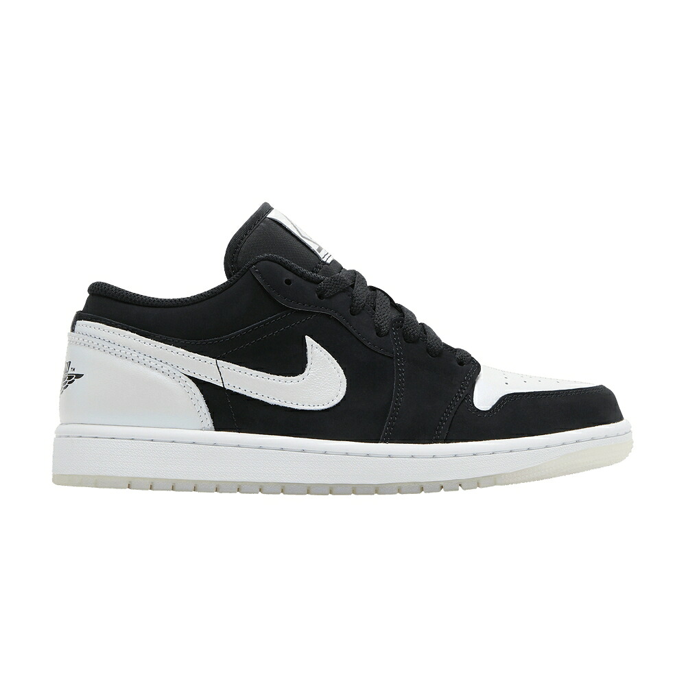 ナイキ 黒色 ブラック 白色 ホワイト エアジョーダン 'DIAMOND' スニーカー メンズ AIR JORDAN AIR JORDAN 1 LOW SE / BLACK WHITE|スニケス