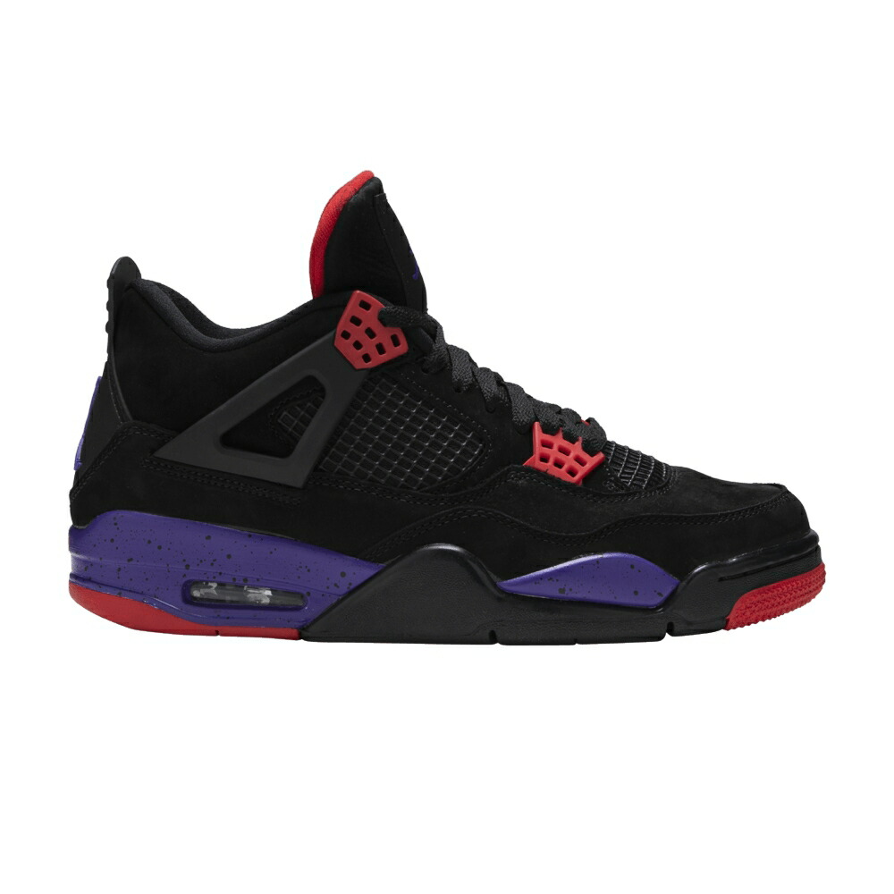 ナイキ 黒色 ブラック 赤 レッド コート エアジョーダン RAPTORS SIGNATURE スニーカー メンズ AIR JORDAN AIR JORDAN 4 RETRO NRG - DRAKE / BLACK UNIVERSITY RED COURT