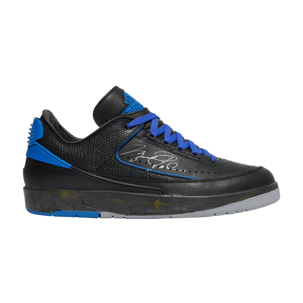 ナイキ オフホワイト 黒色 ブラック エアジョーダン 'BLACK ROYAL' スニーカー メンズ AIR JORDAN OFF-WHITE X AIR JORDAN 2 RETRO LOW SP VARSITY / BLACK VARSITY ROYAL