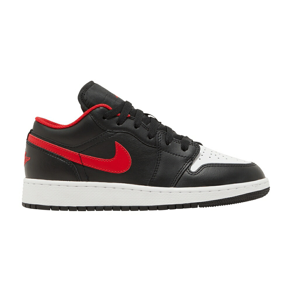 ナイキ 黒いこと 黒いこと 火の手 赤 赤いこと 白いこと 白いこと エアジョーダン \u0027WHITE TOE\u0027 御坊っちゃん キッズ AIR JORDAN AIR JORDAN 1 LOW GS / BLACK FIRE RED WHITE もの言う花 マタニティ スニーカー