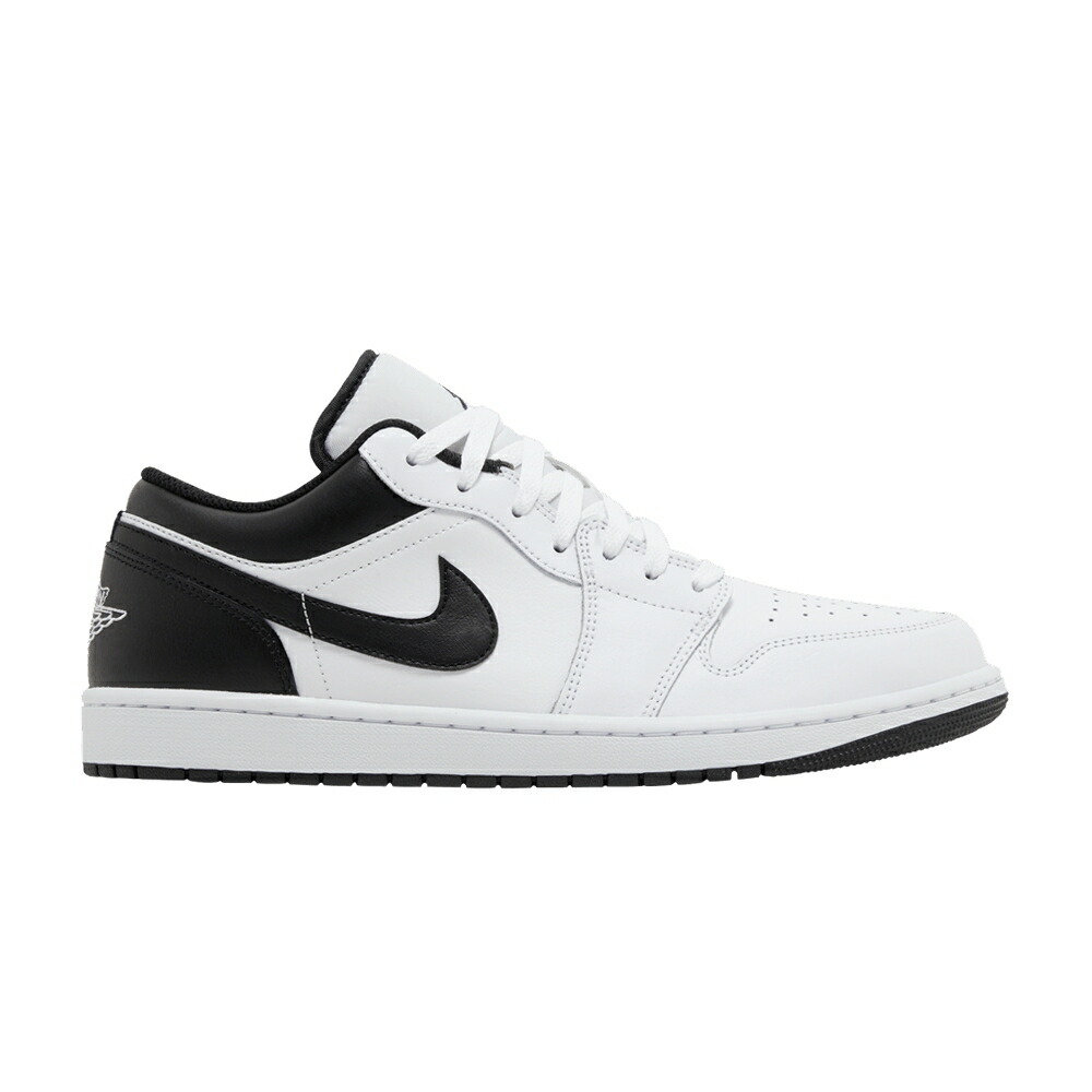 ナイキ 白いこと 白いこと 黒いこと 黒いこと エアジョーダン \u0027WHITE BLACK\u0027 スニーカー メンズ AIR JORDAN AIR JORDAN 1 LOW / WHITE BLACK