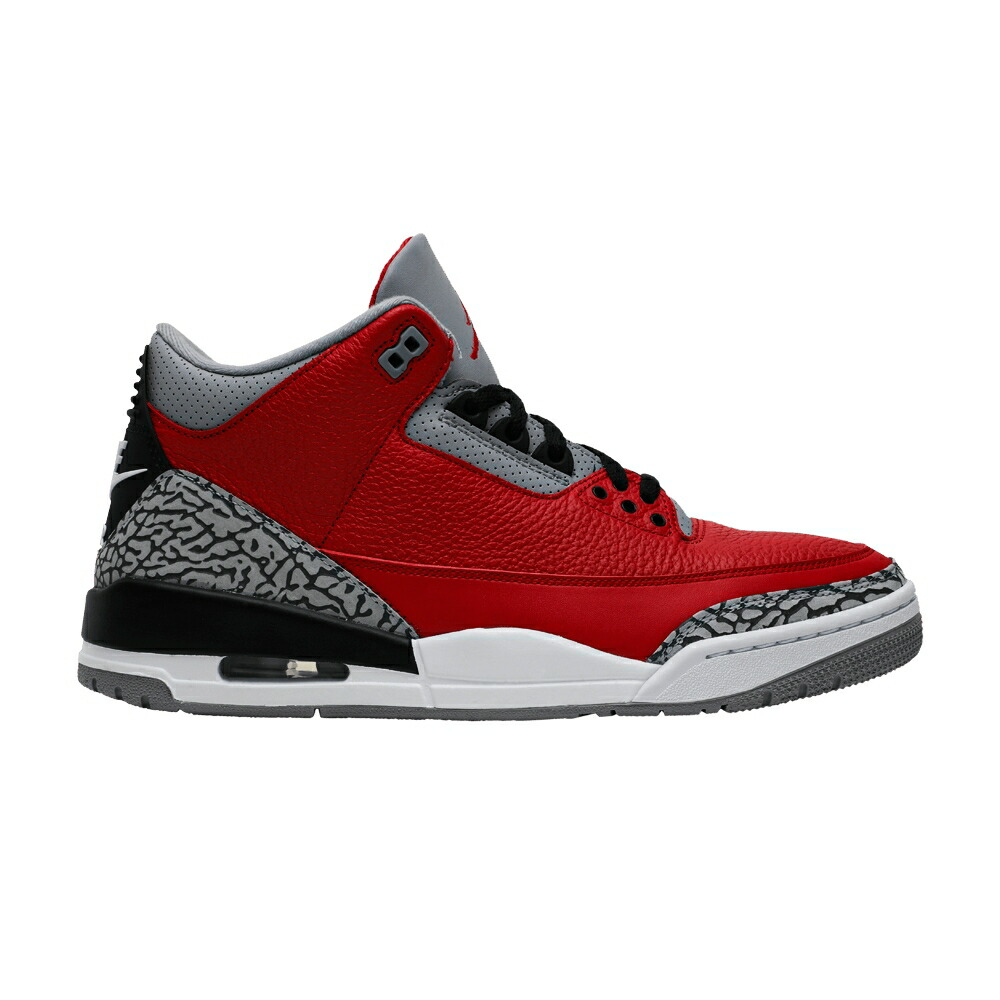 ナイキ ファイア 赤 レッド 灰色 シメント グレー エアジョーダン UNITE スニーカー メンズ AIR JORDAN AIR JORDAN 3 RETRO SE / FIRE RED FIRE RED CEMENT GREY