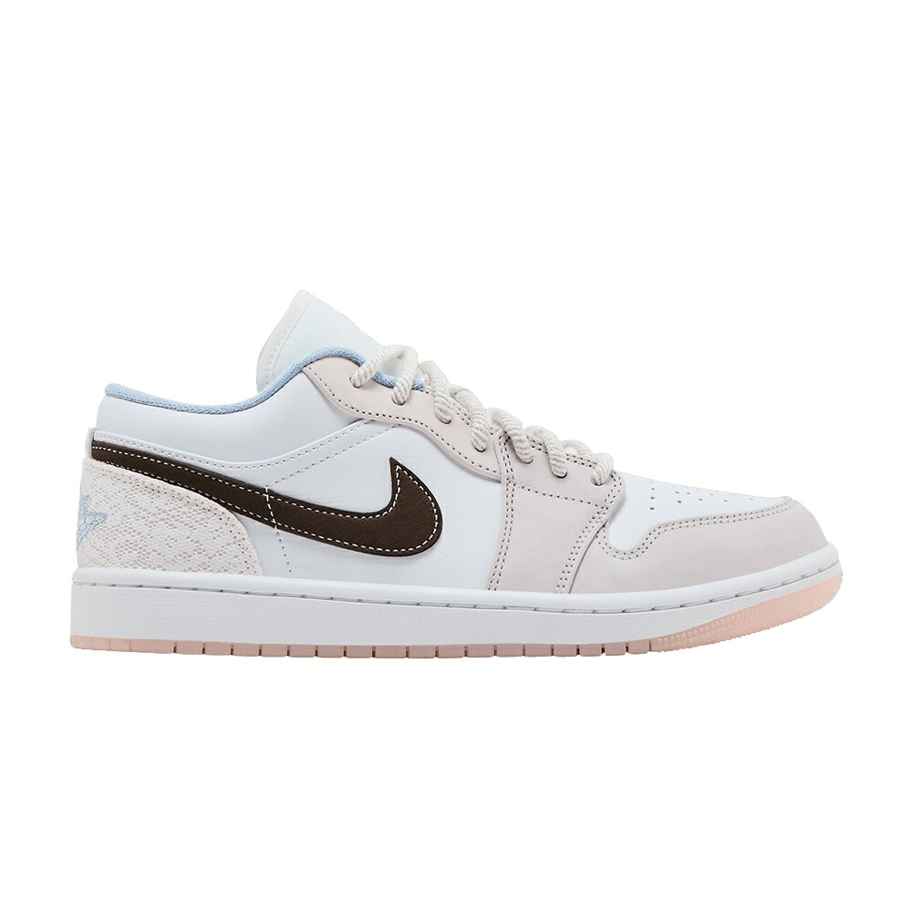 ナイキ 白色 ホワイト エアジョーダン 'CORAL REEF' スニーカー レディース AIR JORDAN WMNS AIR JORDAN 1 LOW / WHITE IRONSTONE WHITE LIGHT SOFT