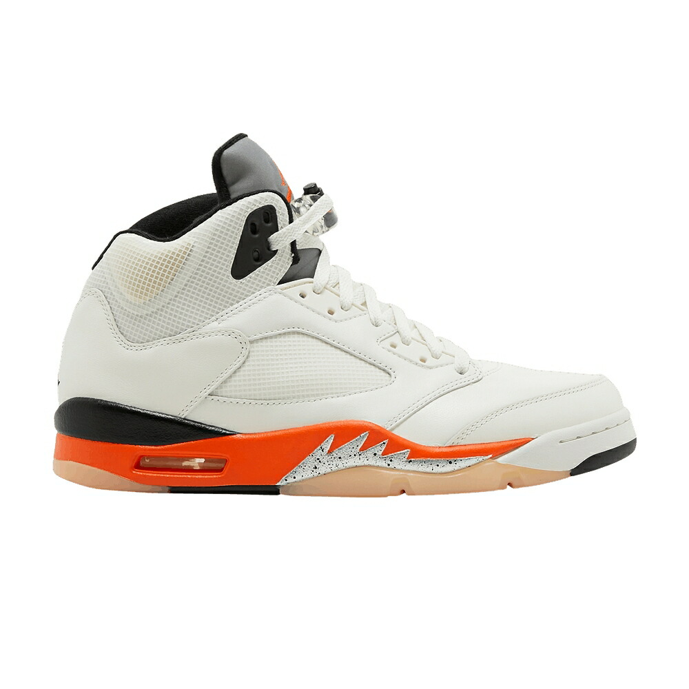 ナイキ 橙 オレンジ エアジョーダン HATTERED BACKBOARD スニーカー メンズ AIR JORDAN AIR JORDAN 5 RETRO / SAIL ORANGE BLAZE METALLIC