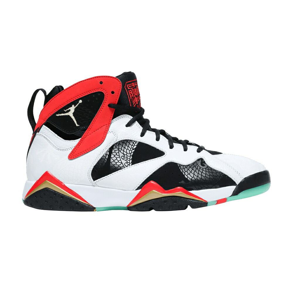 ナイキ 白色 ホワイト 赤 レッド 黒色 ブラック エアジョーダン 'GREATER CHINA' スニーカー メンズ AIR JORDAN AIR JORDAN 7 RETRO / WHITE CHILE RED BLACK METALLIC