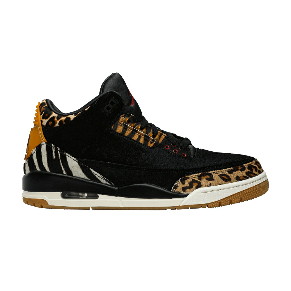 ナイキ 黒いこと 黒いこと エアジョーダン \u0027ANIMAL INSTINCT\u0027 スニーカー メンズ AIR JORDAN AIR JORDAN 3 RETRO SE / BLACK DARK MOCHA ROPE MULTI