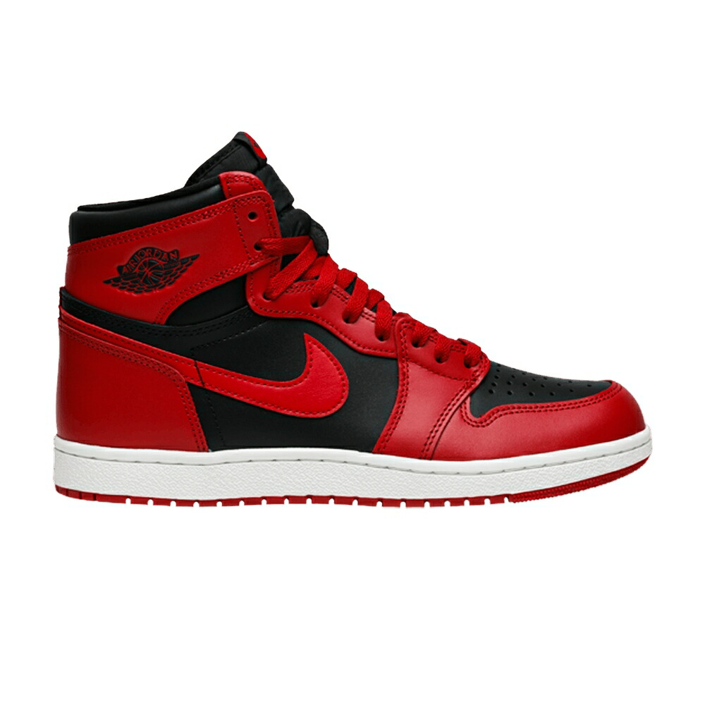 ナイキ ハイ 赤 レッド 白色 ホワイト 黒色 ブラック エアジョーダン 85 VARSITY RED スニーカー メンズ AIR JORDAN AIR JORDAN 1 RETRO HIGH OG / VARSITY RED SUMMIT WHITE BLACK