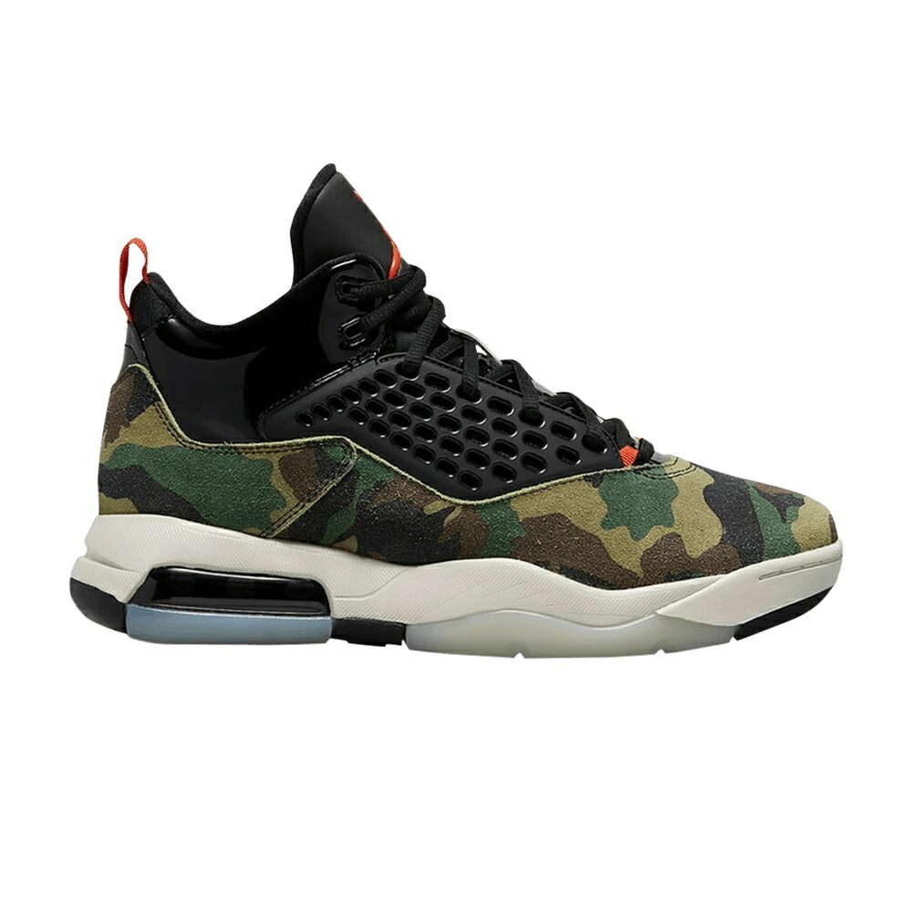 ナイキ オリーブ 黒色 ブラック エアジョーダン 'CAMO' スニーカー メンズ AIR JORDAN AIR JORDAN MAXIN 200 / MEDIUM OLIVE BLACK LIGHT BONE|スニケス