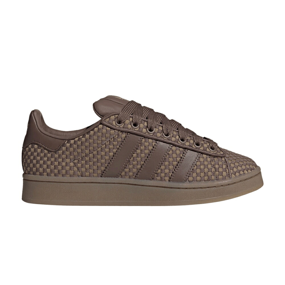 アディダス 構内 赤銅色 赤銅色 \u0027WOVEN STRATA\u0027 スニーカー メンズ ADIDAS CAMPUS 00S EARTH / EARTH STRATA BROWN DESERT GUM