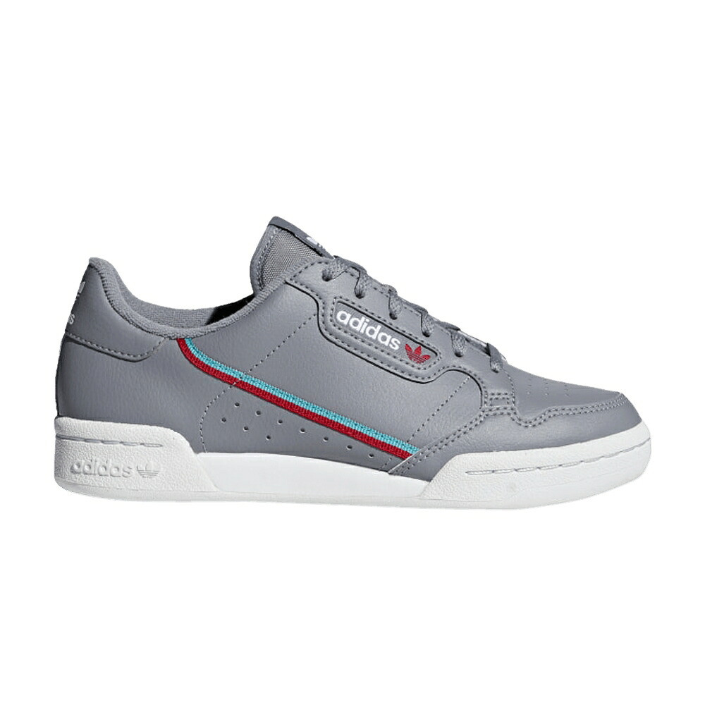 アディダス 薄墨色 薄墨色 アクア \u0027GREY\u0027 スニーカー メンズ ADIDAS CONTINENTAL 80 J / GREY THREE HI RES AQUA SCARLET