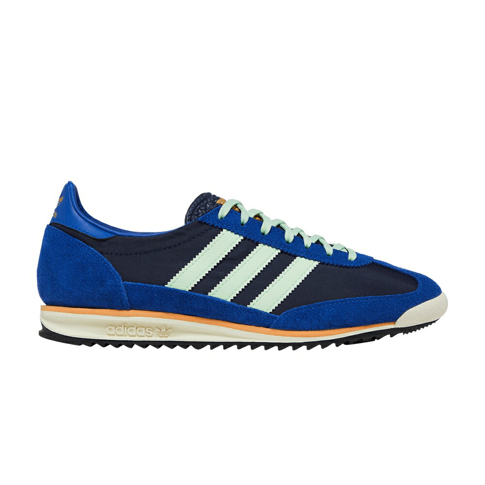 アディダス ナイト 藍色 インディゴ 緑 グリーン NIGHT INDIGO スニーカー レディース ADIDAS WMNS SL72 OG / NIGHT INDIGO SEMI GREEN SPARK