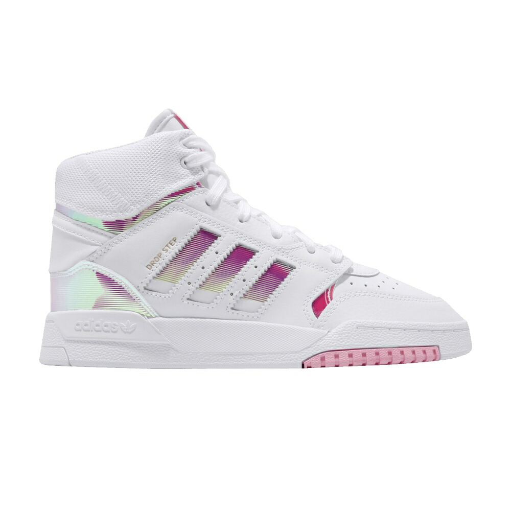 アディダス 白色 ホワイト ピンク LIGHT PINK スニーカー レディース ADIDAS WMNS DROP STEP / FOOTWEAR WHITE LIGHT PINK