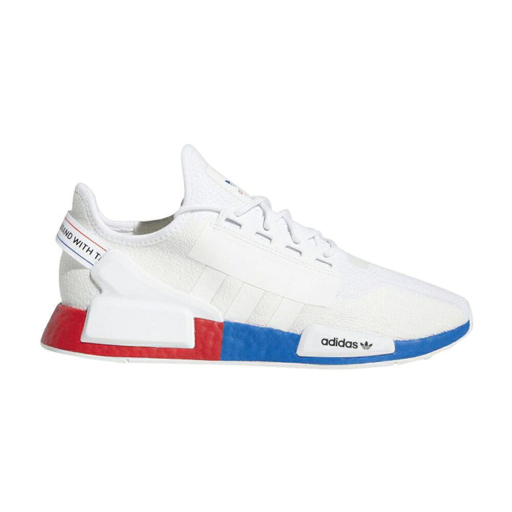 アディダス 赤 赤いこと 白いこと 白いこと NMD_R1 \u0027WHITE BLUE\u0027 スニーカー メンズ ADIDAS V2 LUSH RED / CLOUD WHITE CRYSTAL WHITE LUSH