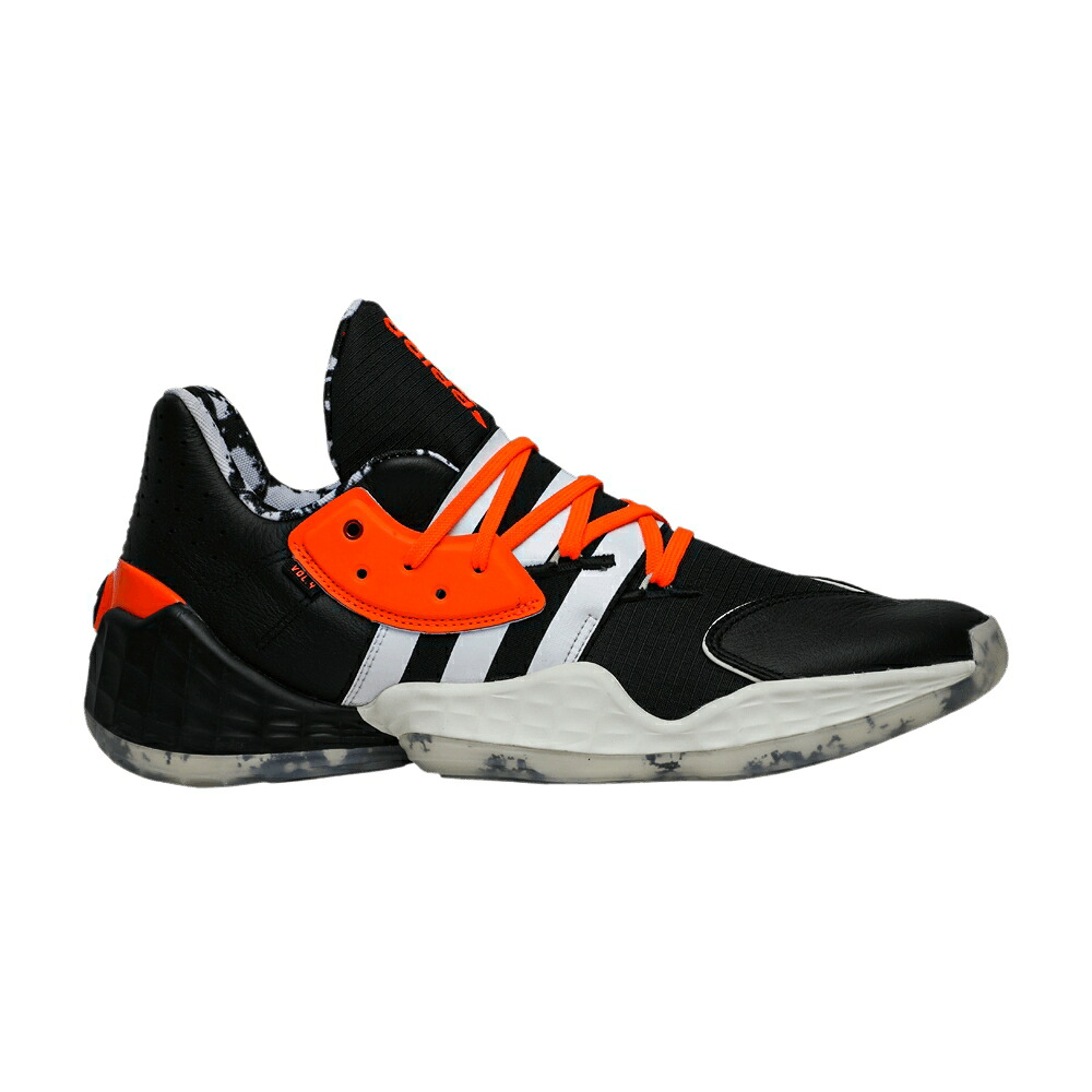 アディダス ハーデン 中核グループ 黒いこと 黒いこと 白いこと 白いこと VOL. \u0027SOLAR ORANGE\u0027 スニーカー メンズ ADIDAS DANIEL PATRICK X HARDEN 4 / CORE BLACK CLOUD WHITE SOLAR