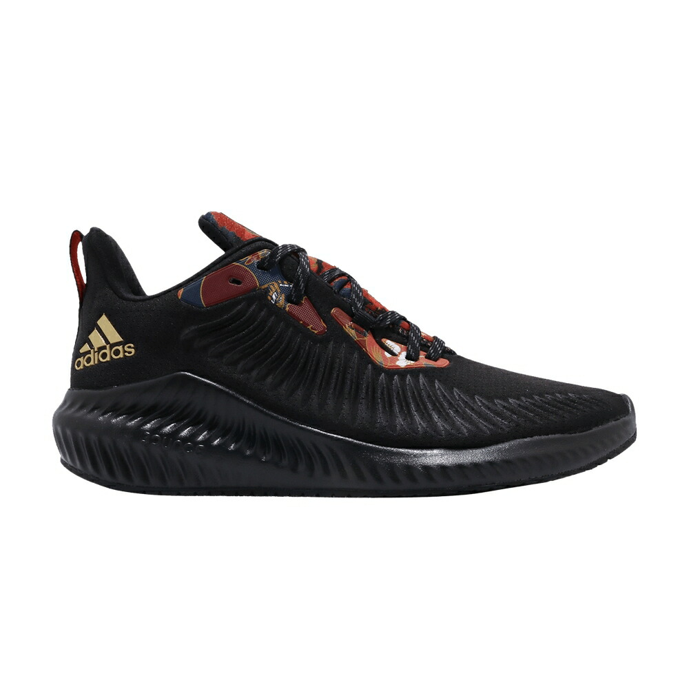 アディダス 黒いこと 黒いこと ゴールド 赤 赤いこと \u0027CNY\u0027 スニーカー メンズ ADIDAS ALPHABOUNCE 3 / BLACK GOLD RED