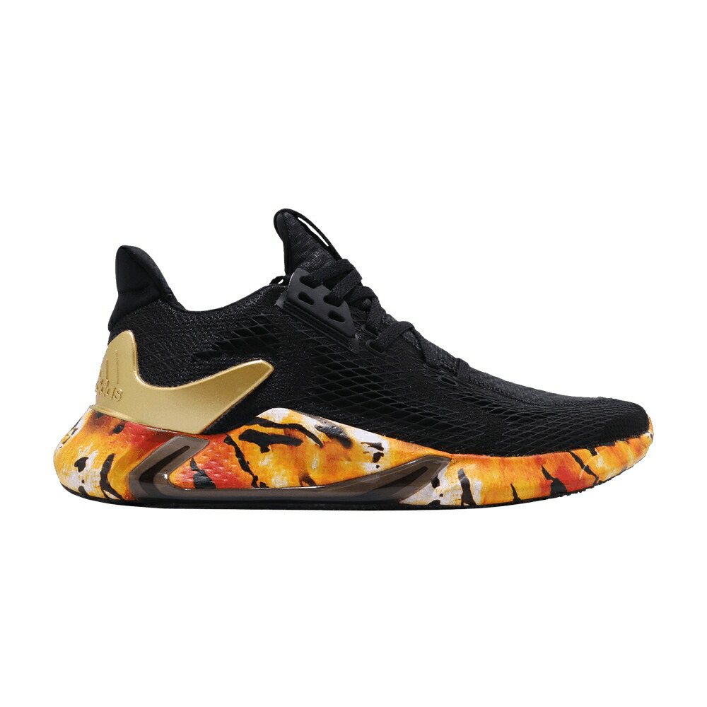 アディダス 黒色 ブラック ゴールド 橙 オレンジ CNY スニーカー メンズ ADIDAS EDGE XT / BLACK GOLD ORANGE