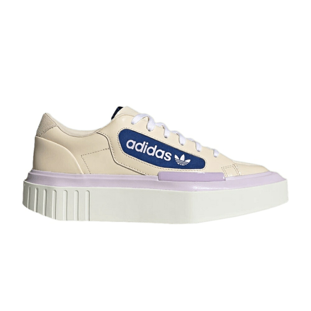 アディダス 白色 ホワイト 黄色 イエロー 'LINEN' スニーカー メンズ ADIDAS HYPERSLEEK / LINEN OFF WHITE YELLOW TINT